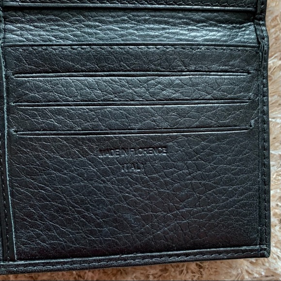 Black Hasp & Zip Style Leather Avorio Wallet - Picture 4 of 10